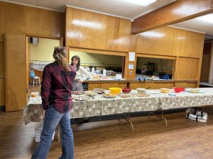 After worship fellowship on German Reformed Sunday